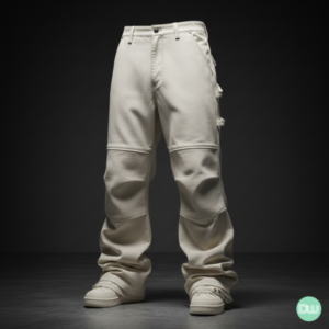 DEZIRE™ "Bone" Heavy-Denim Double-Knee Carpenter